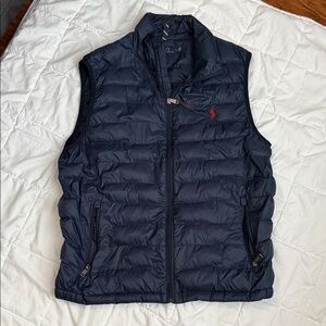 Polo by Ralph Lauren Men's Dark Blue Quilted Vest